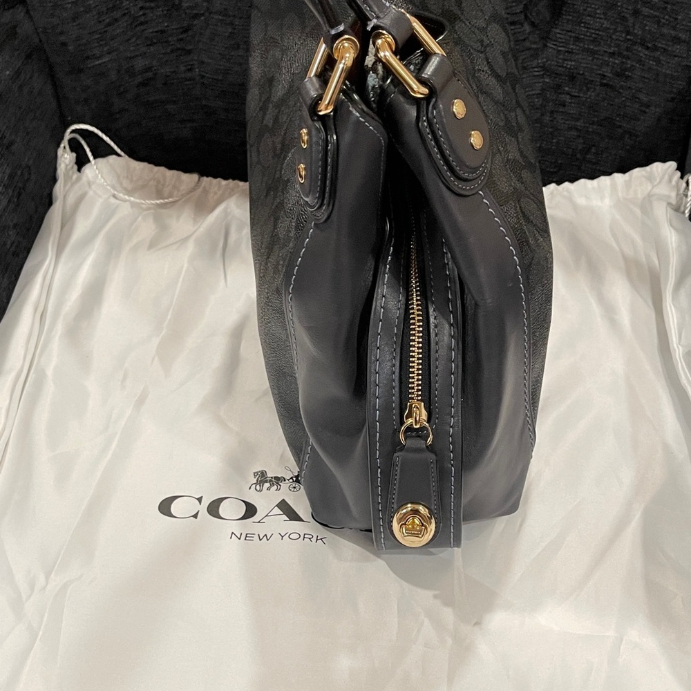 Coach Blue Shoulder Bag - Picture 3 of 5